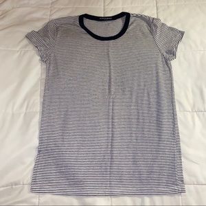 Brandy Melville Blue Stripped Top OS